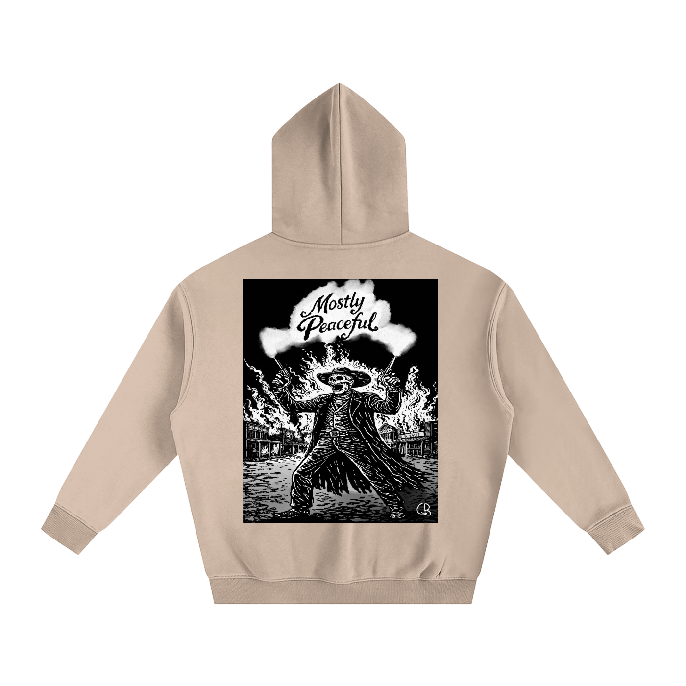 Mostly Peaceful Zip up