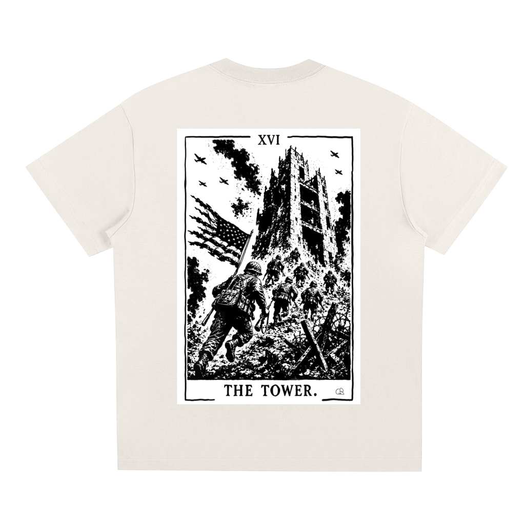 The Tower Tarot Card T-Shirt