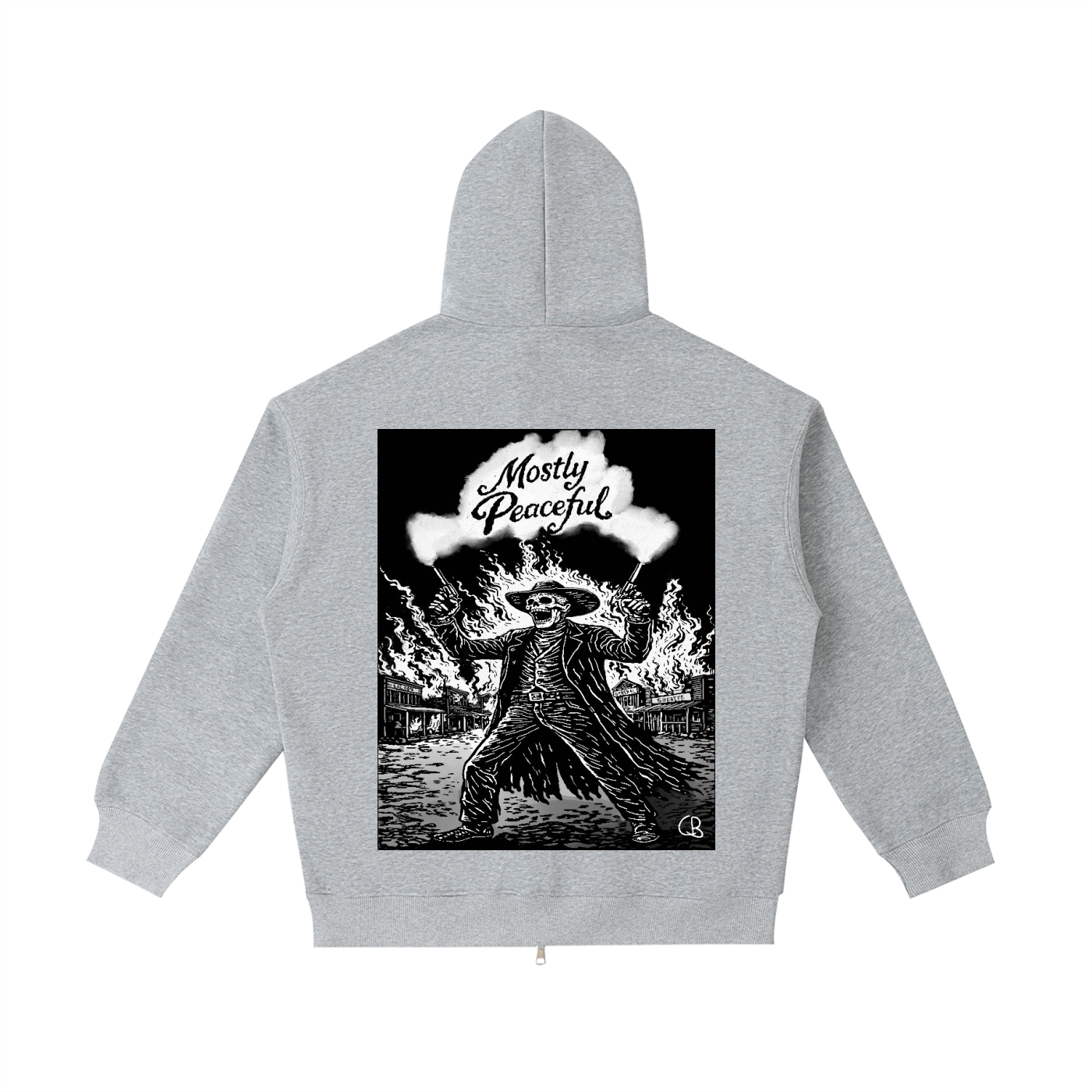 Mostly Peaceful Zip Up