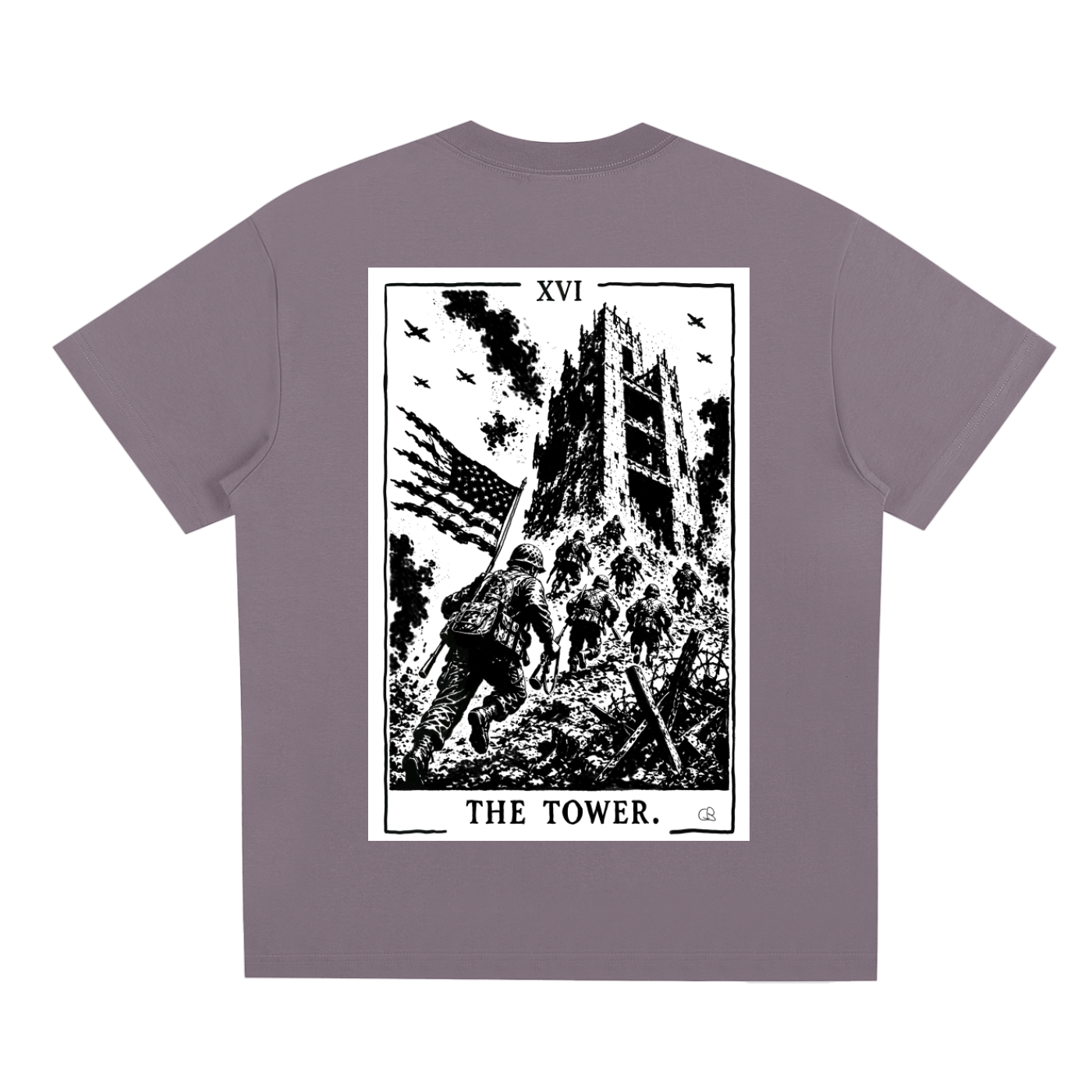 The Tower Tarot Card T-Shirt
