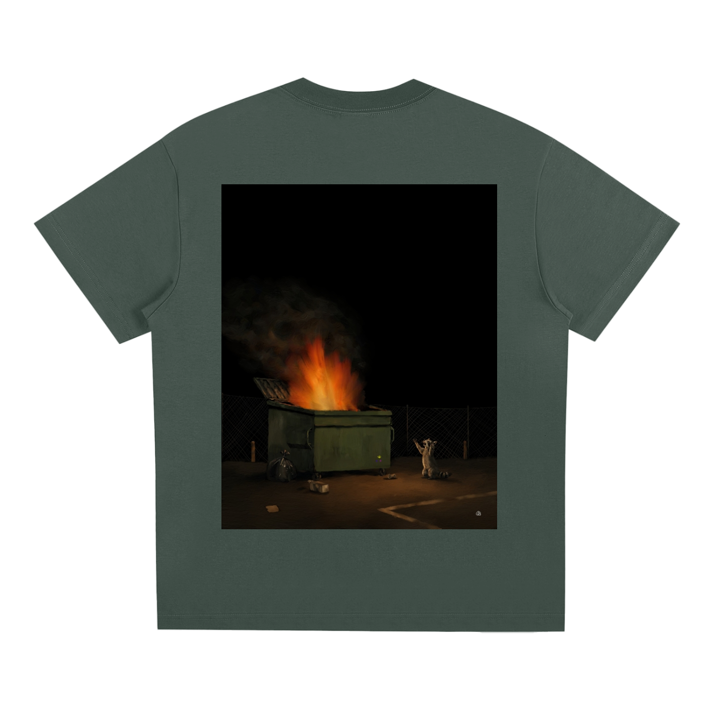 Racoon Plain T-Shirt