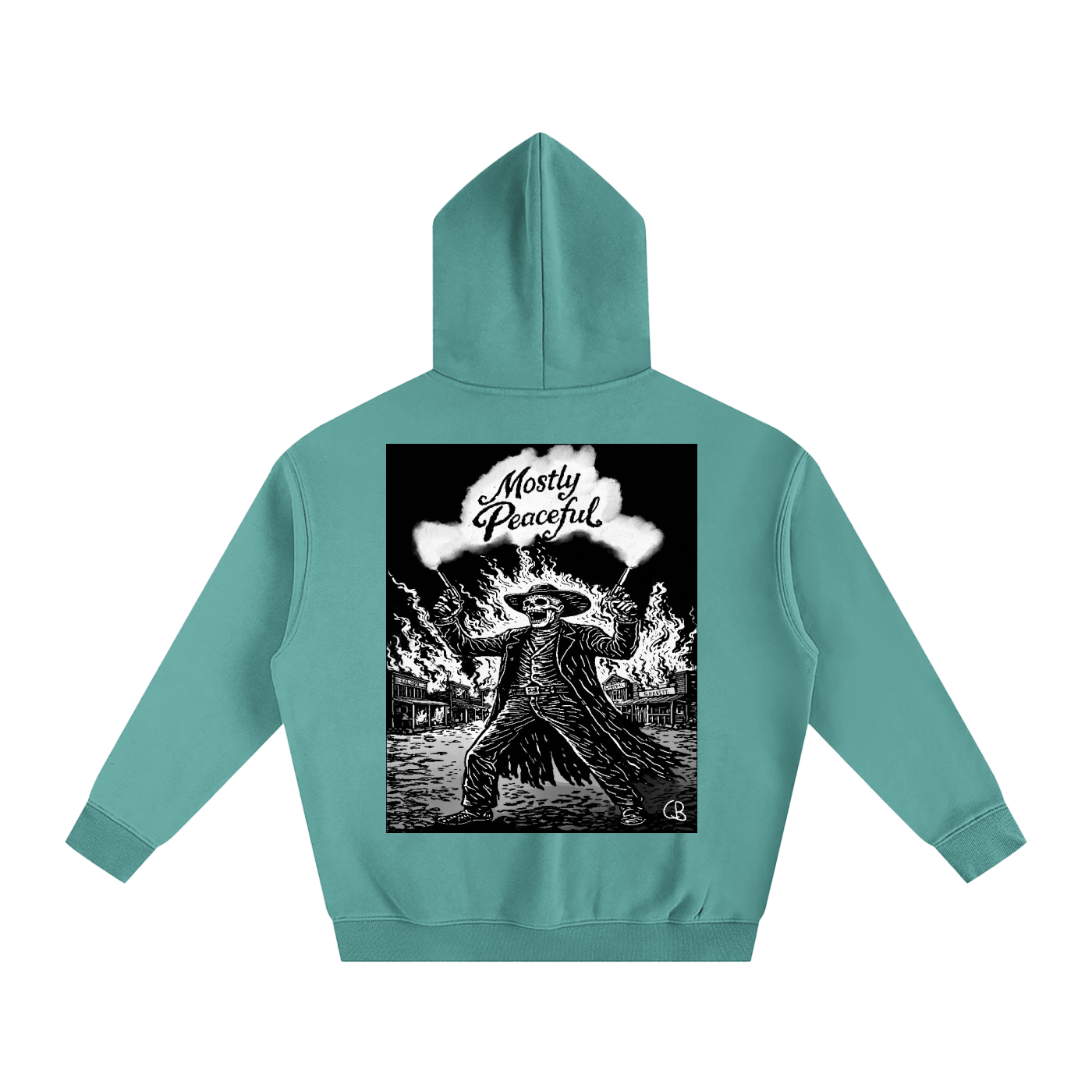 Mostly Peaceful Zip up
