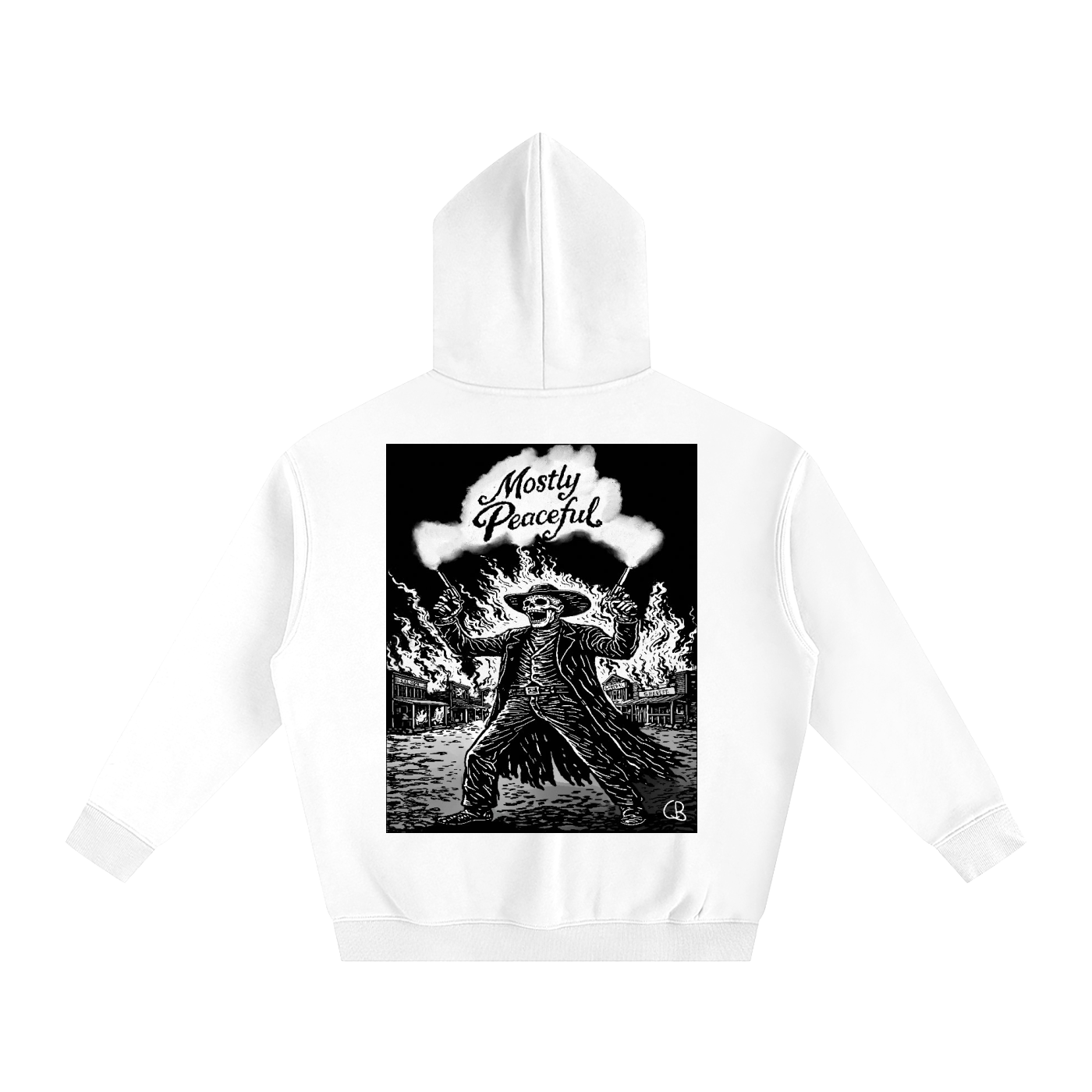 Mostly Peaceful Zip up