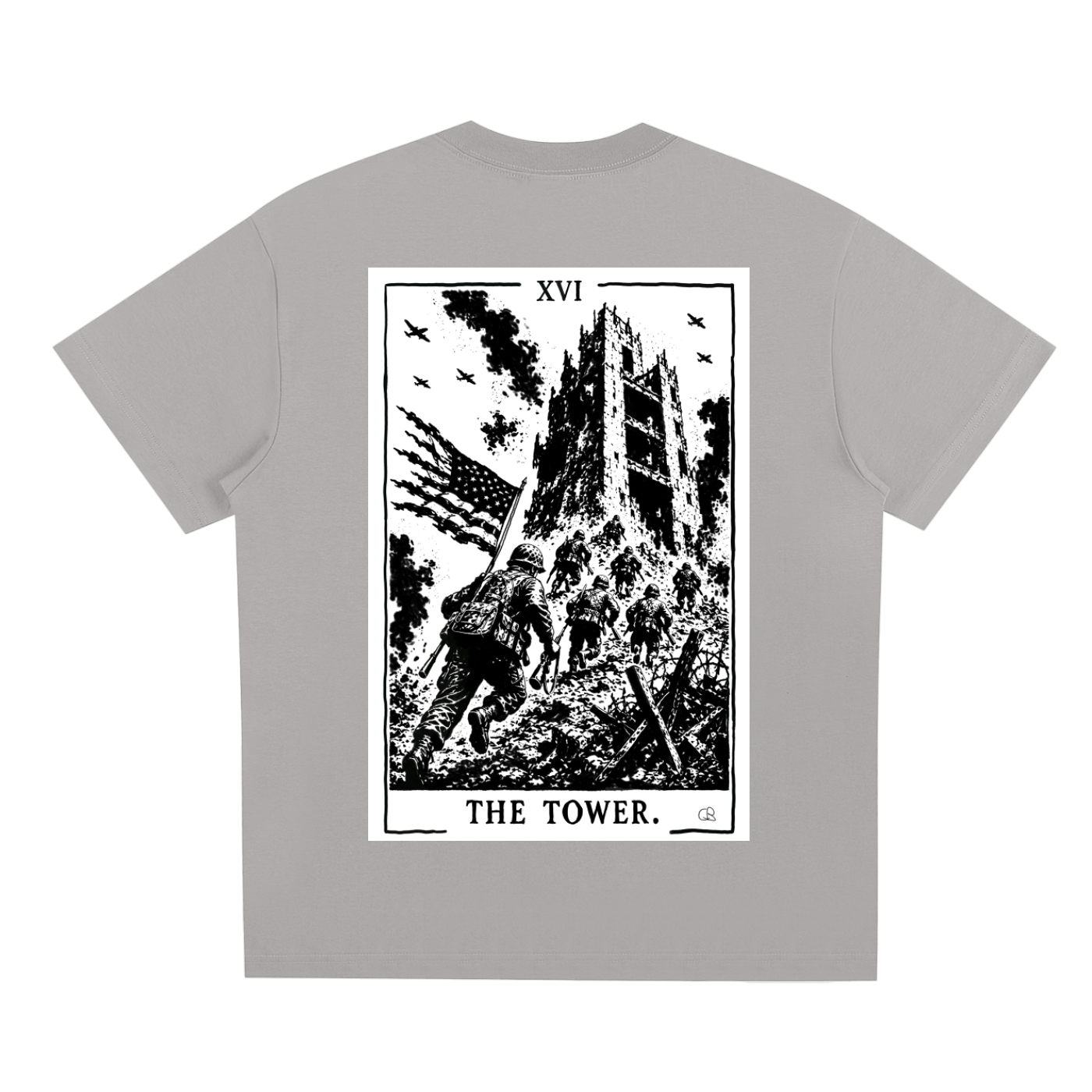 The Tower Tarot Card T-Shirt