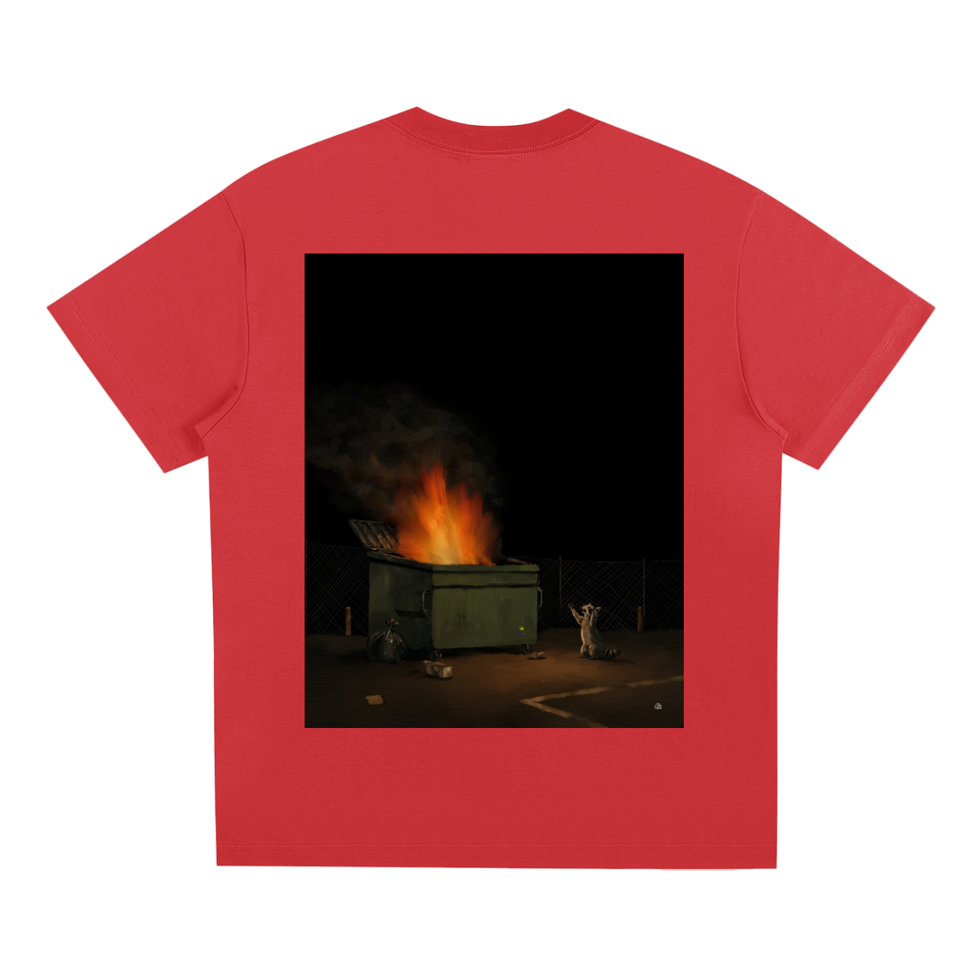 Racoon Plain T-Shirt