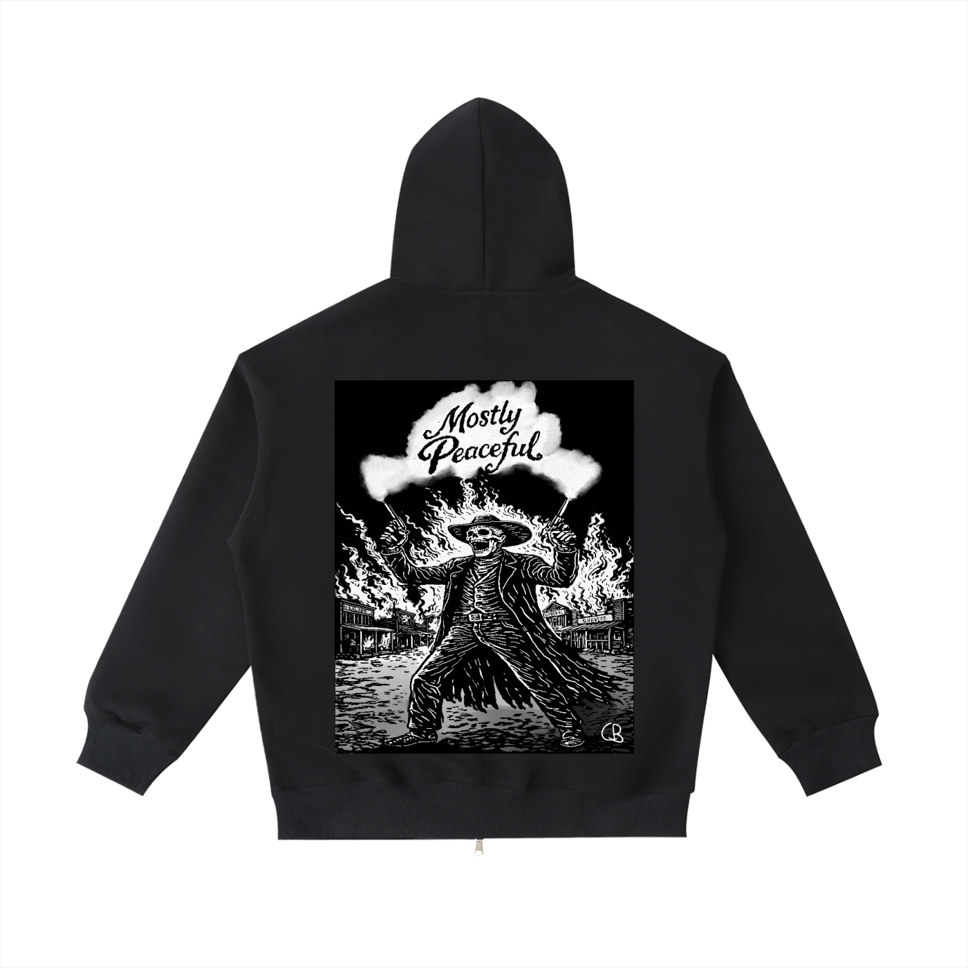 Mostly Peaceful Zip Up