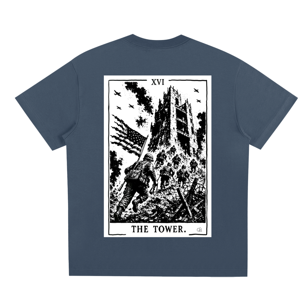The Tower Tarot Card T-Shirt