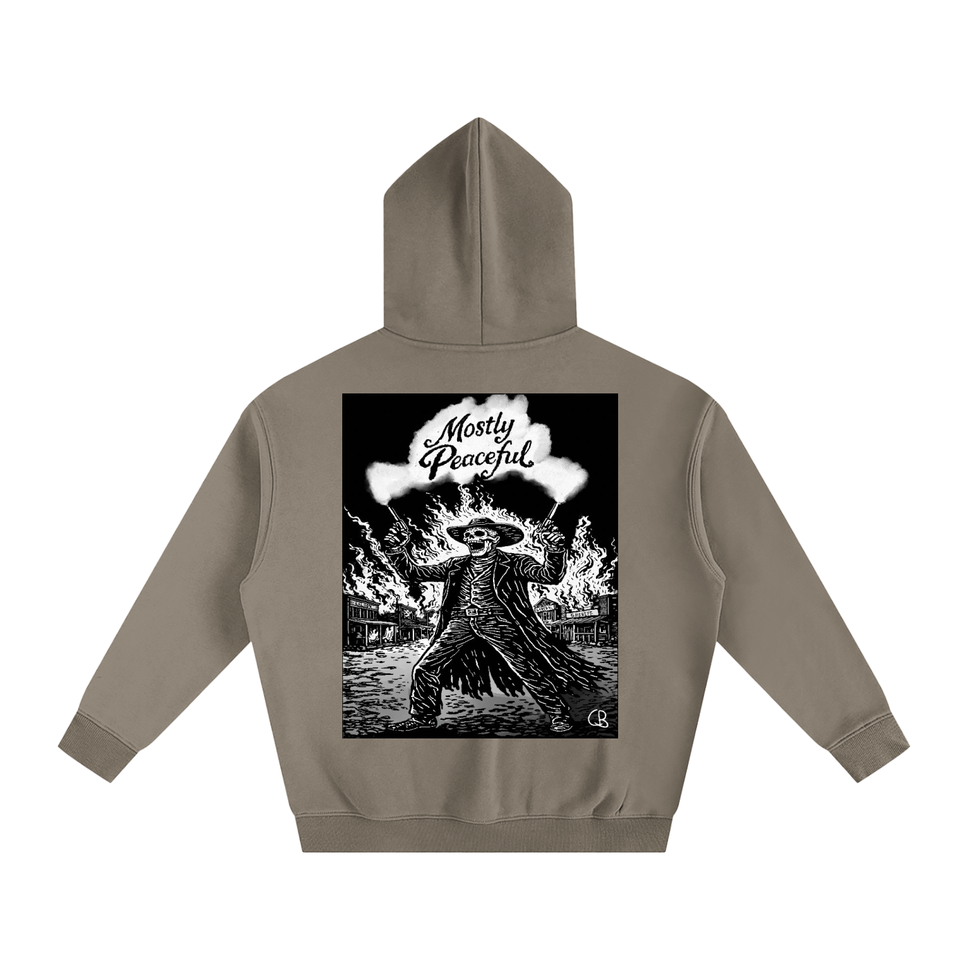 Mostly Peaceful Zip up