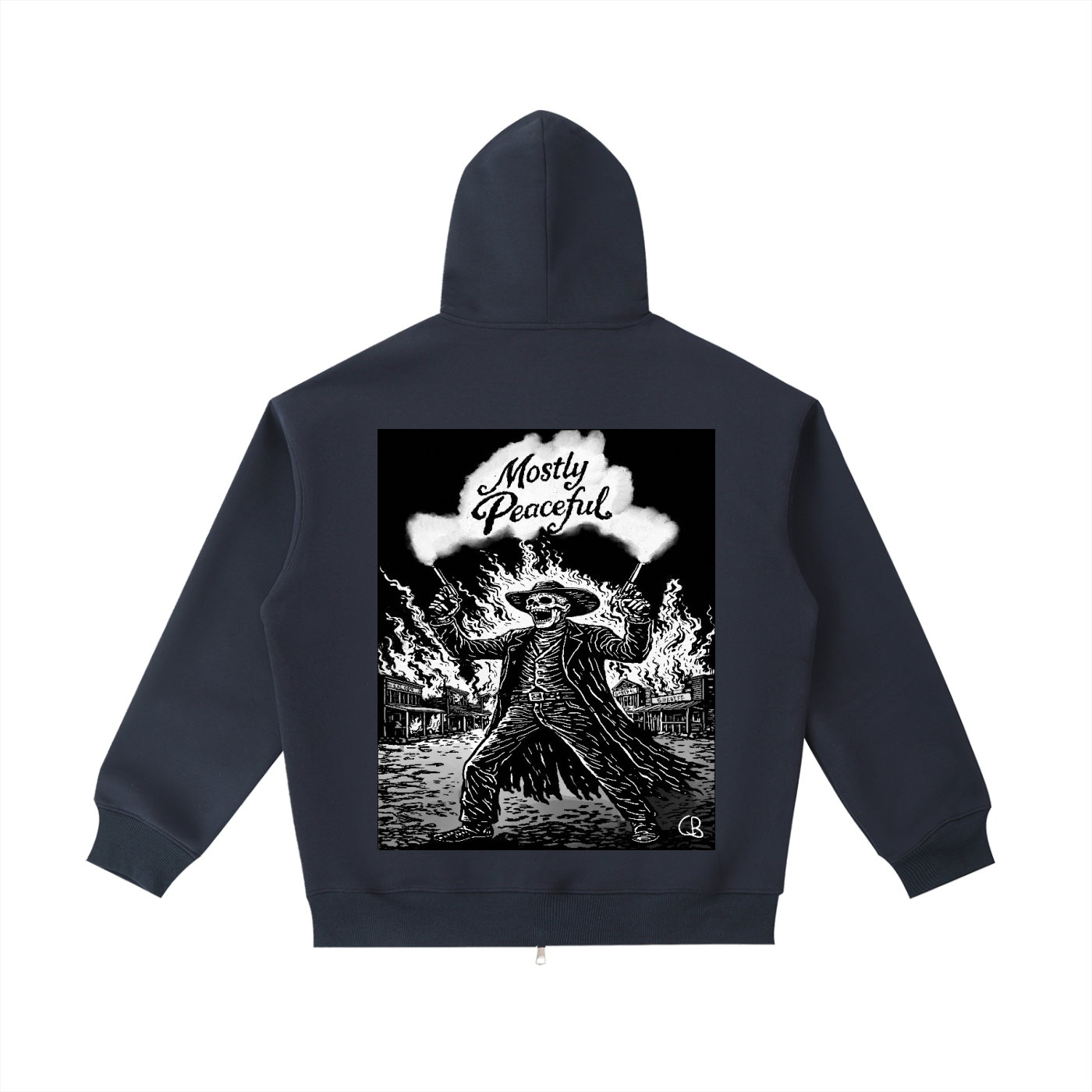 Mostly Peaceful Zip Up
