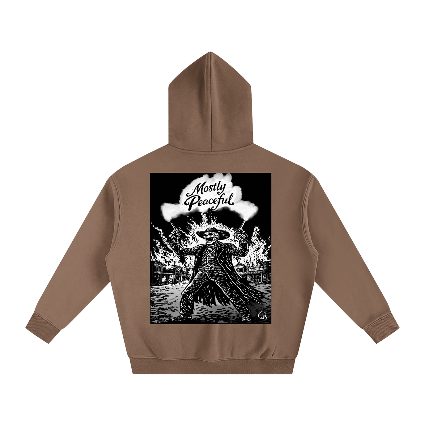 Mostly Peaceful Zip up