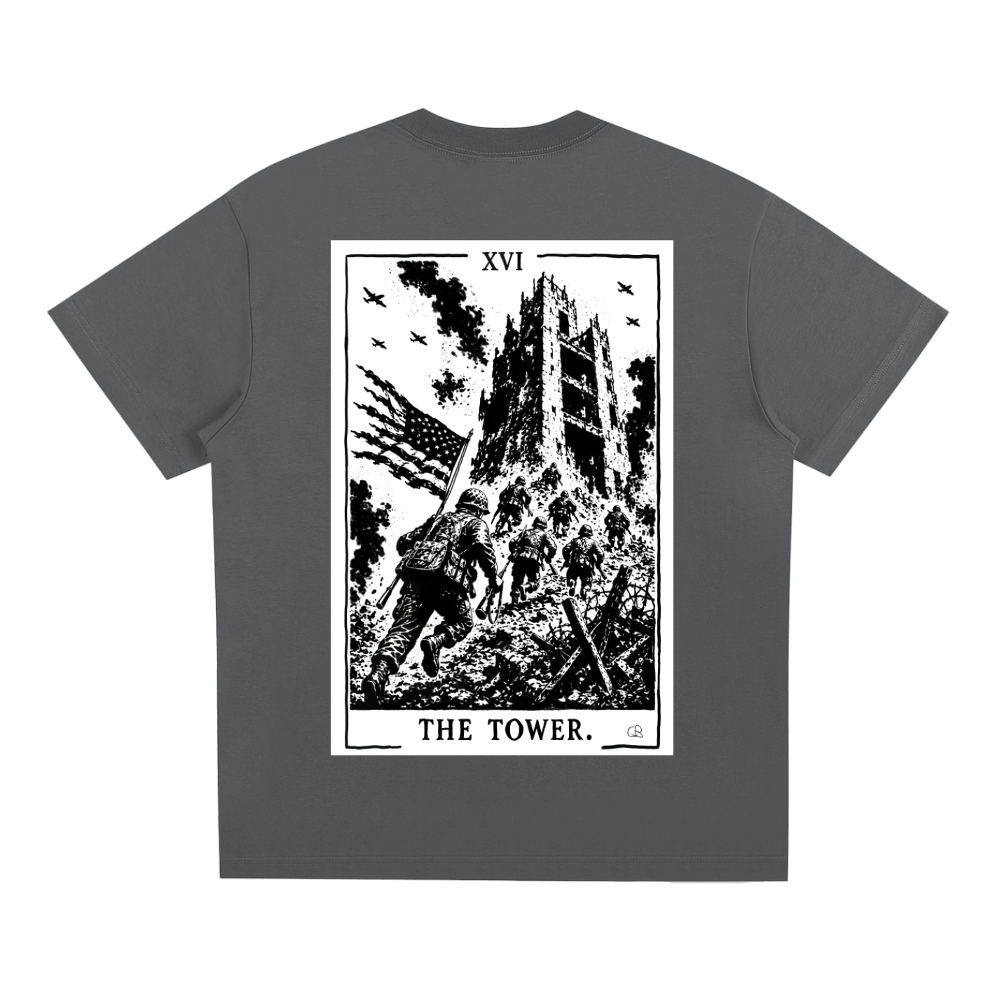 The Tower Tarot Card T-Shirt