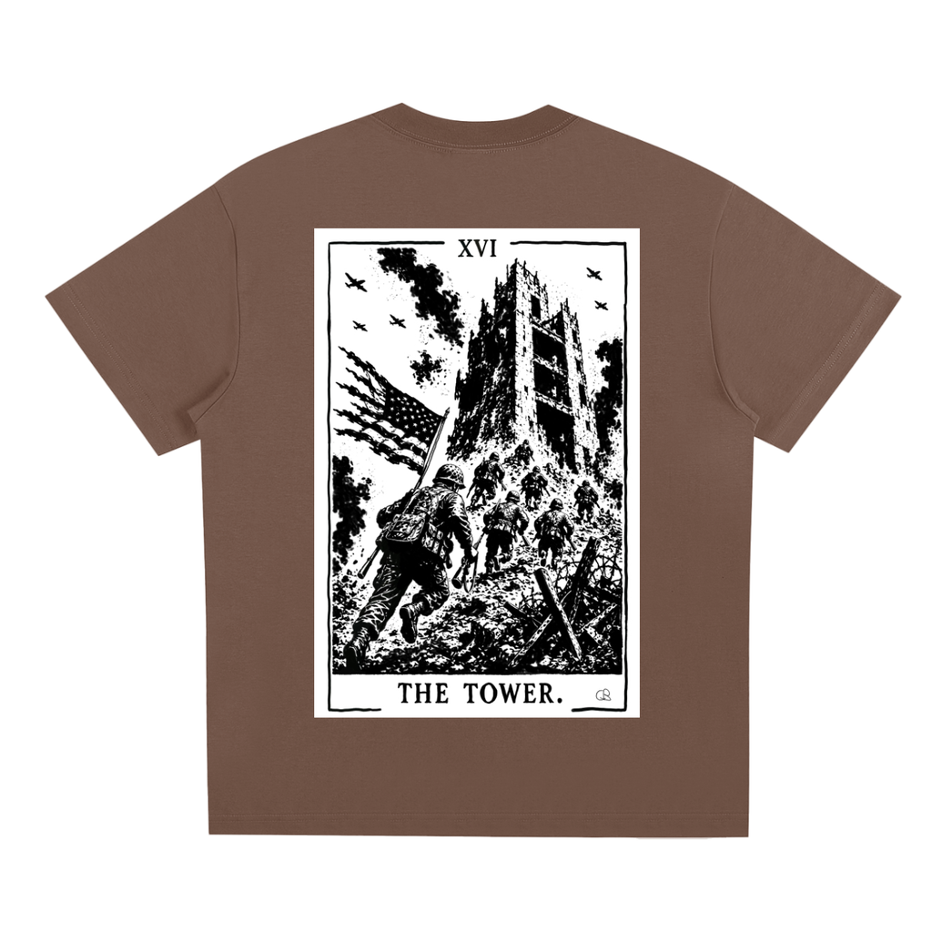 The Tower Tarot Card T-Shirt