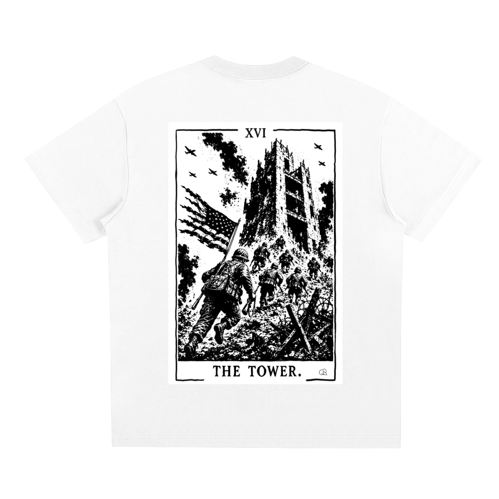 The Tower Tarot Card T-Shirt